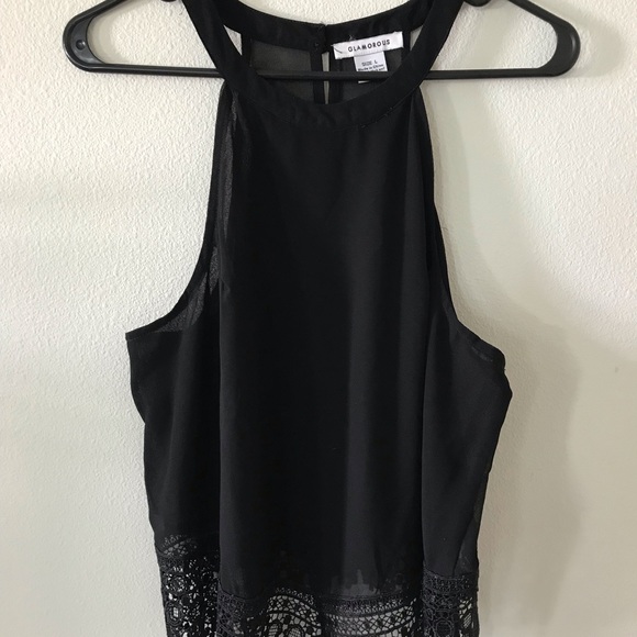 Sexy embroidered black blouse - Picture 2 of 5